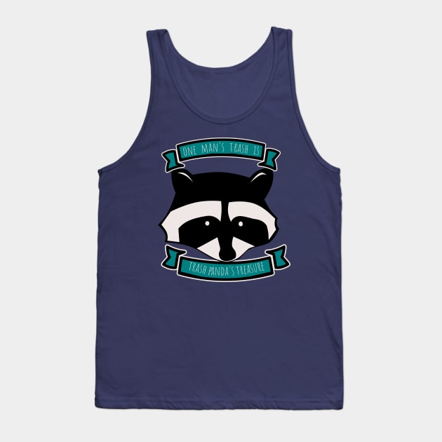 Trash Panda's Treasure Tank Top by nonbeenarydesigns